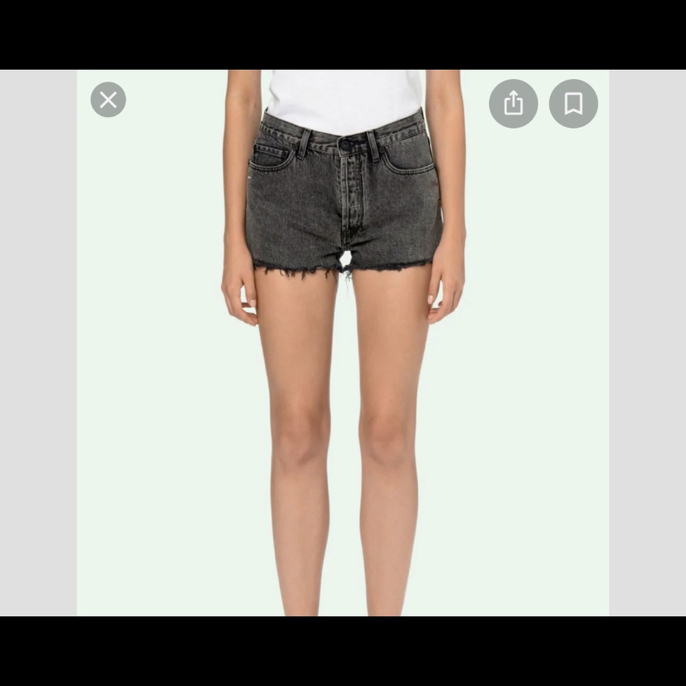Acne Studios DIY cutoff jean Shorts